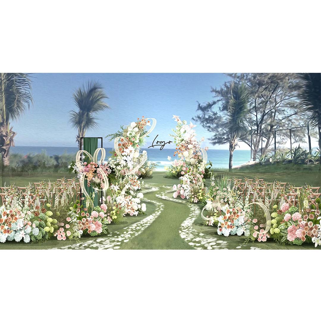 6x7 ft Stunning Floral Arch Decoration - A Breathtaking Backdrop for Your Dream Wedding | Floral Display for Lush Events and Ceremonies