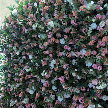 Valar flores roll up Telas flor artificial pared telón de fondo la boda, floral decoración del partido, evento Photography-VF-341