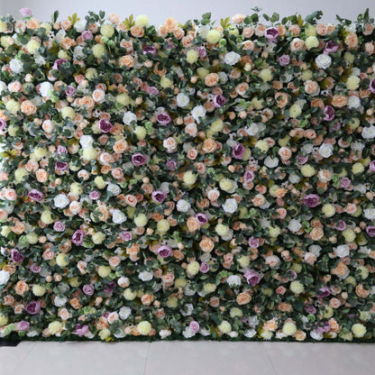 Valar Flores Enrolla Tela Artificial Pared De Flores Fondo De Boda, Decoración Floral De Fiesta, Fotografía De Eventos-VF-299