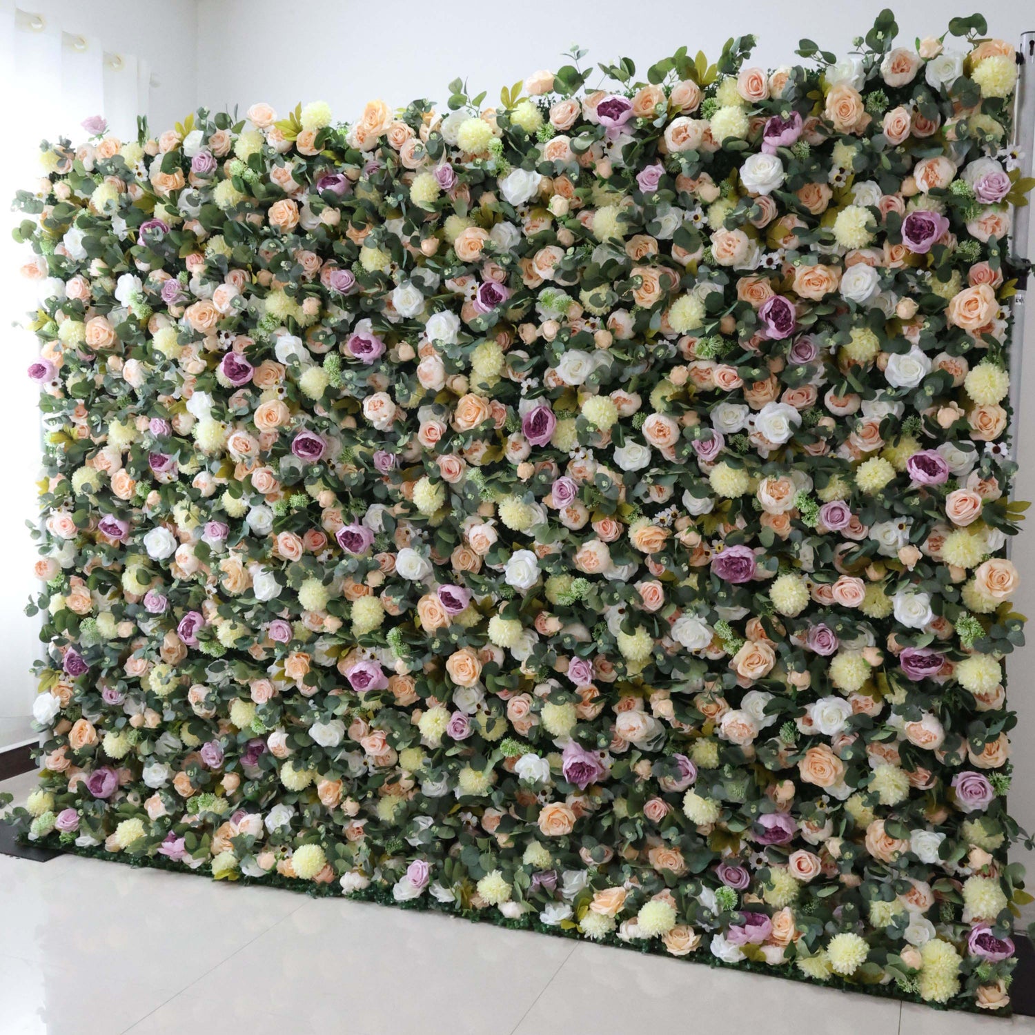 Valar Flores Enrolla Tela Artificial Pared De Flores Fondo De Boda, Decoración Floral De Fiesta, Fotografía De Eventos-VF-299