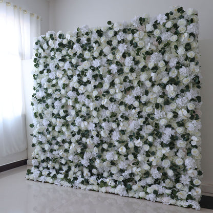 Valar Blumen Roll-Up-Stoff künstliche Blume Wand Hochzeit Hintergrund, Blumen Party Dekor, Event Fotografie-VF-379