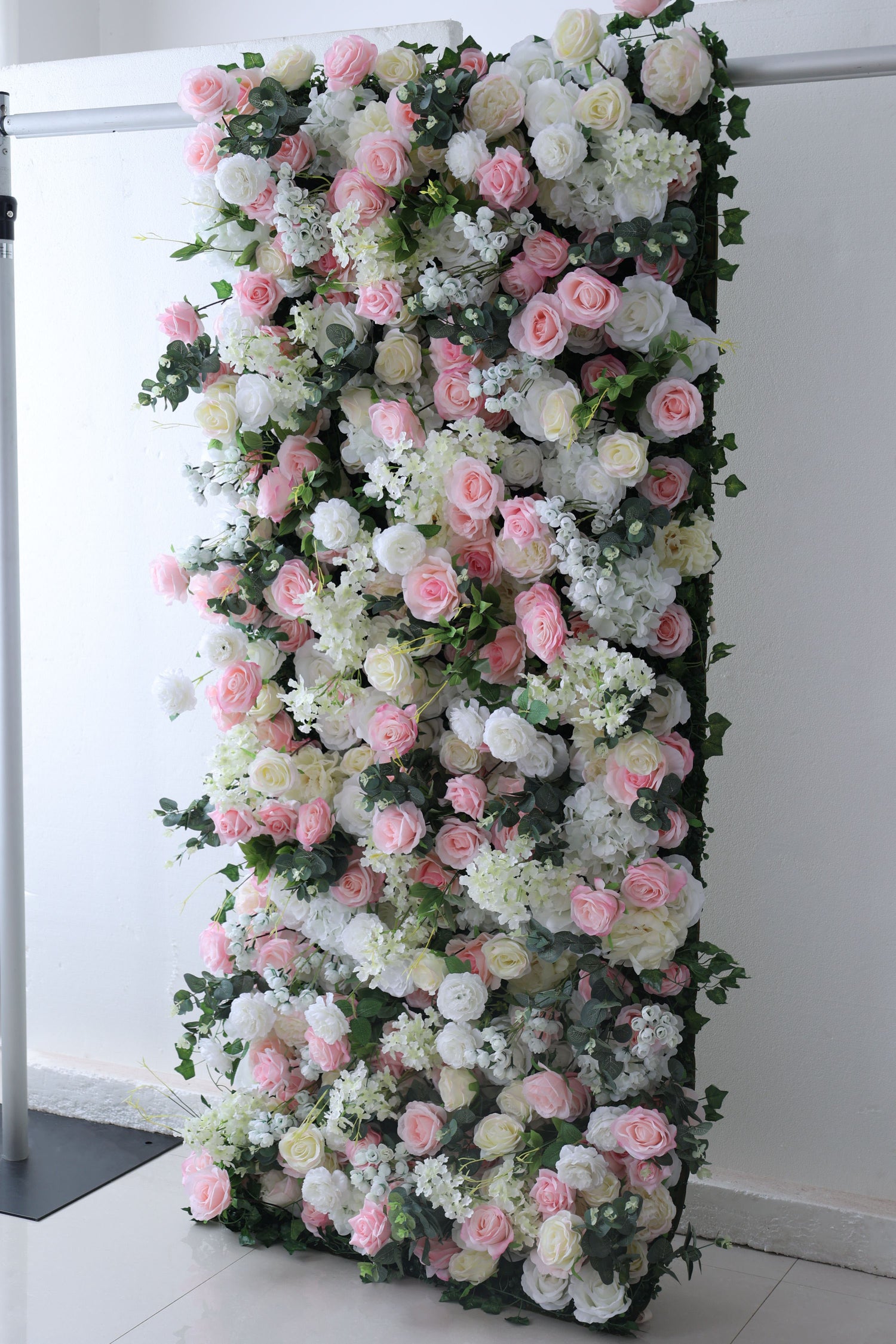 Valar Flores Roll Up Tecido Flor Artificial Parede Wedding Backdrop, Decoração Floral Festa, Fotografia Evento-VF-321