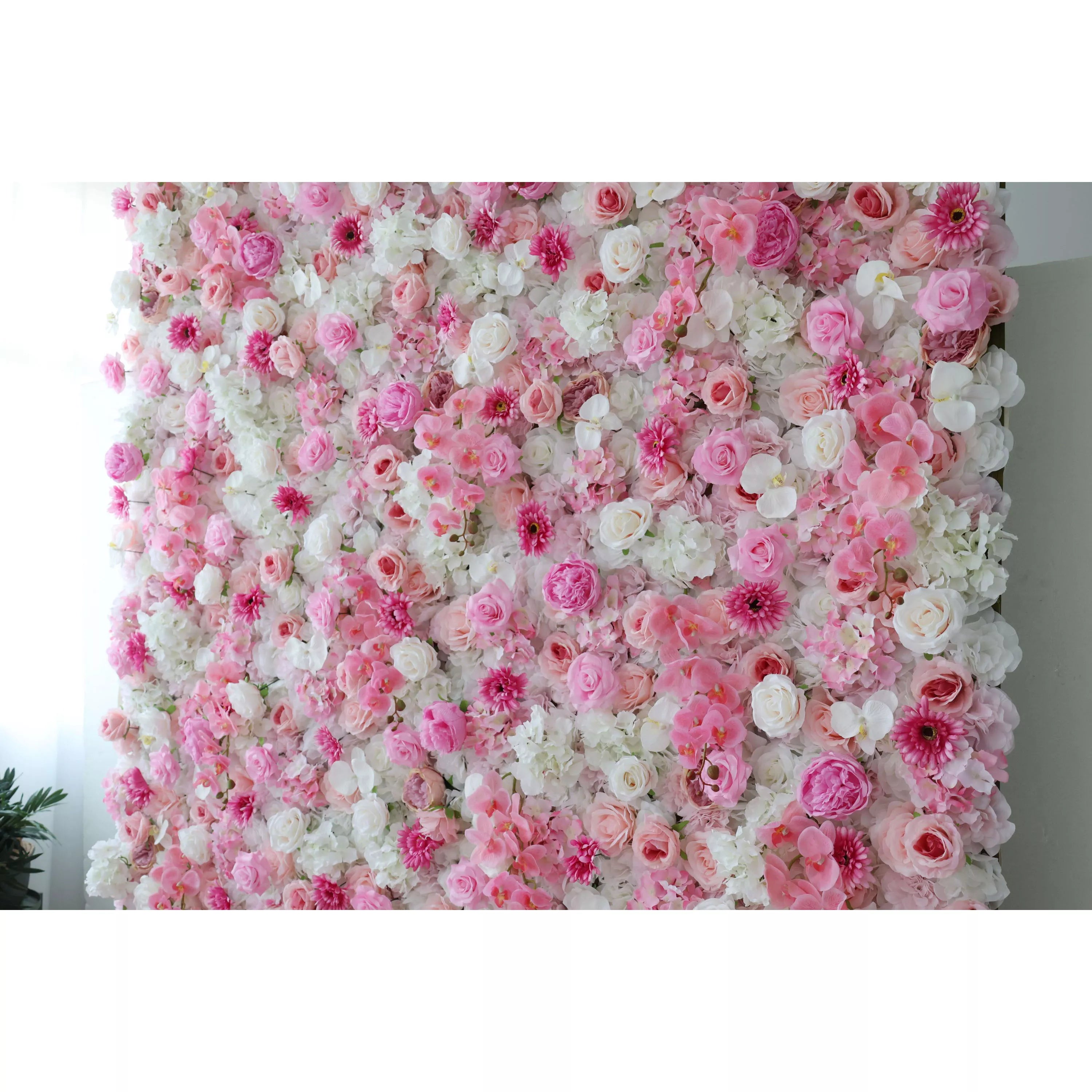 Valar Flowers Künstliche Blumen Wand Hintergrund: Serenity Blossom: Eine von Spa inspirierte Ode an Ruhe und Elegance-VF-287