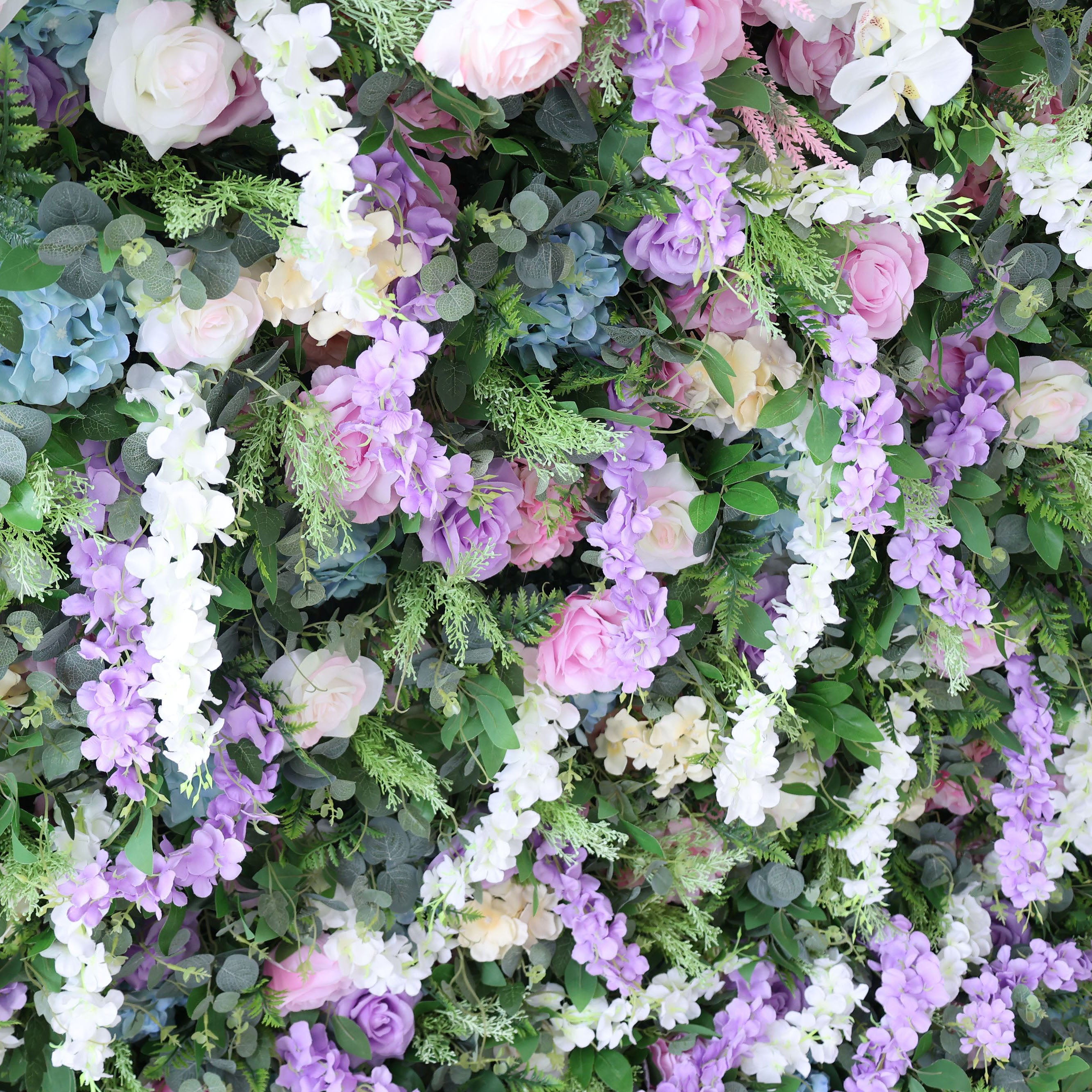 Valar Flowers Roll Up Fabric Artificial Flower Wall Wedding Backdrop, Floral Party Decor, Event Photography-VF-380