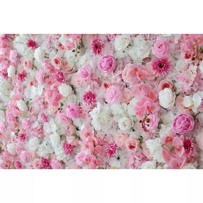 Valar Flowers Künstliche Blumen Wand Hintergrund: Serenity Blossom: Eine von Spa inspirierte Ode an Ruhe und Elegance-VF-287