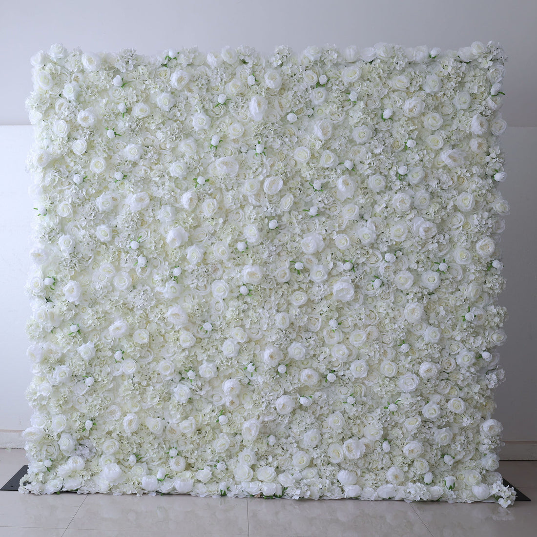 Valar Flowers Roll Up Fabric Artificial Flower Wall Wedding Backdrop, Floral Party Decor, Event Photography-VF-377