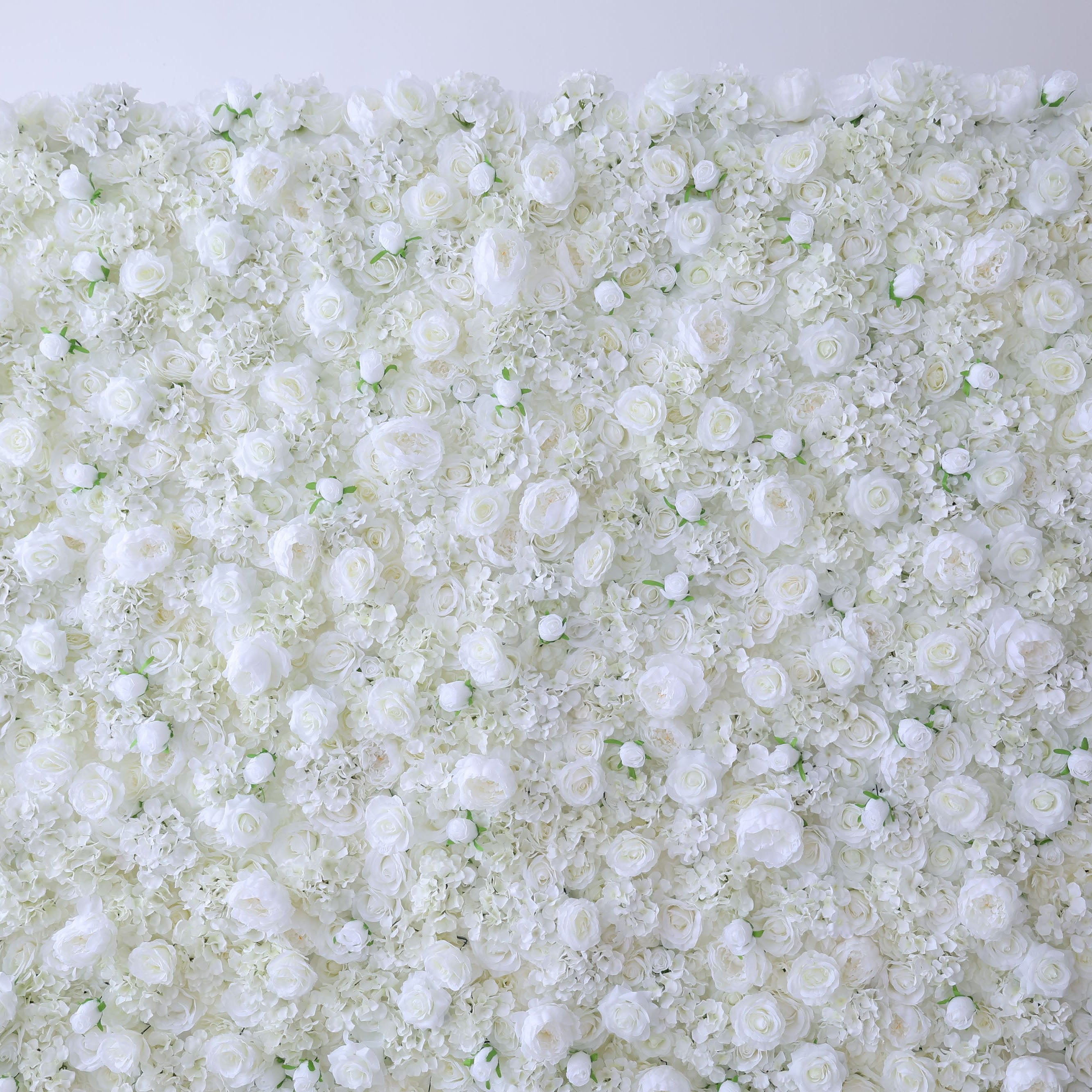 Valar Flowers Roll Up Fabric Artificial Flower Wall Wedding Backdrop, Floral Party Decor, Event Photography-VF-377