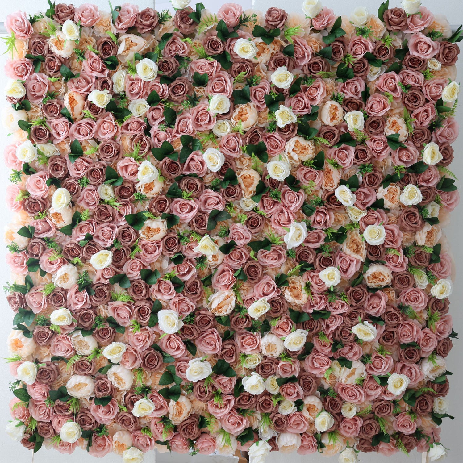 Valar fleurs retrousser tissu fleur artificielle mur mariage toile de fond, décor Floral fête, événement Photography-VF-322