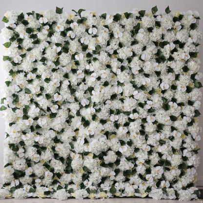 Valar fleurs retrousser tissu artificiel blanc Phalaenopsis Aphrodite et Roses fleur mur mariage toile de fond, Floral Party Decor, Photography-VF-003 de l&