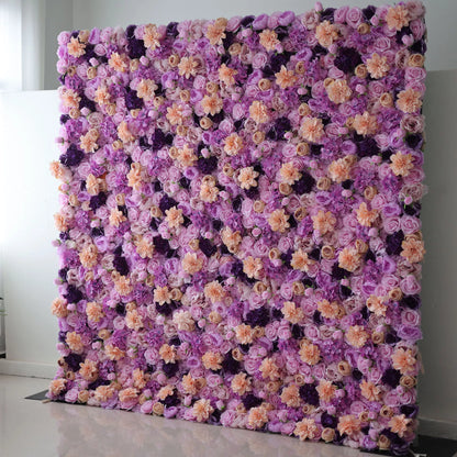 Valar Flowers Lavender Dreamscape: A Lush Symphony of Violet &amp; Peach Blooms – Ultimate Elegance in Floral Artistry-VF-206