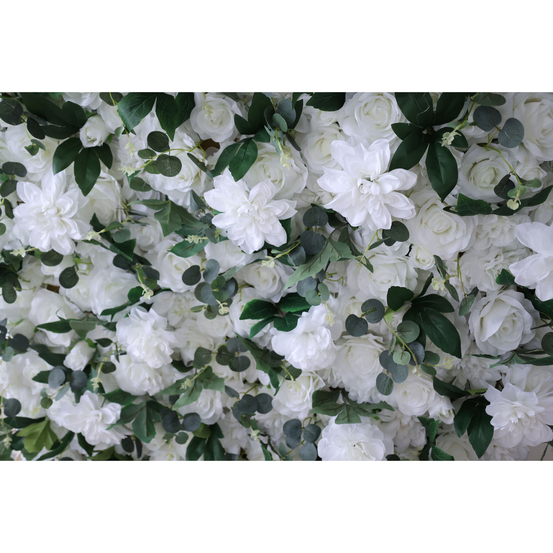 Valar Flowers Roll Up Fabric Artificial Flower Wall Wedding Backdrop, Floral Party Decor, Event Photography-VF-333