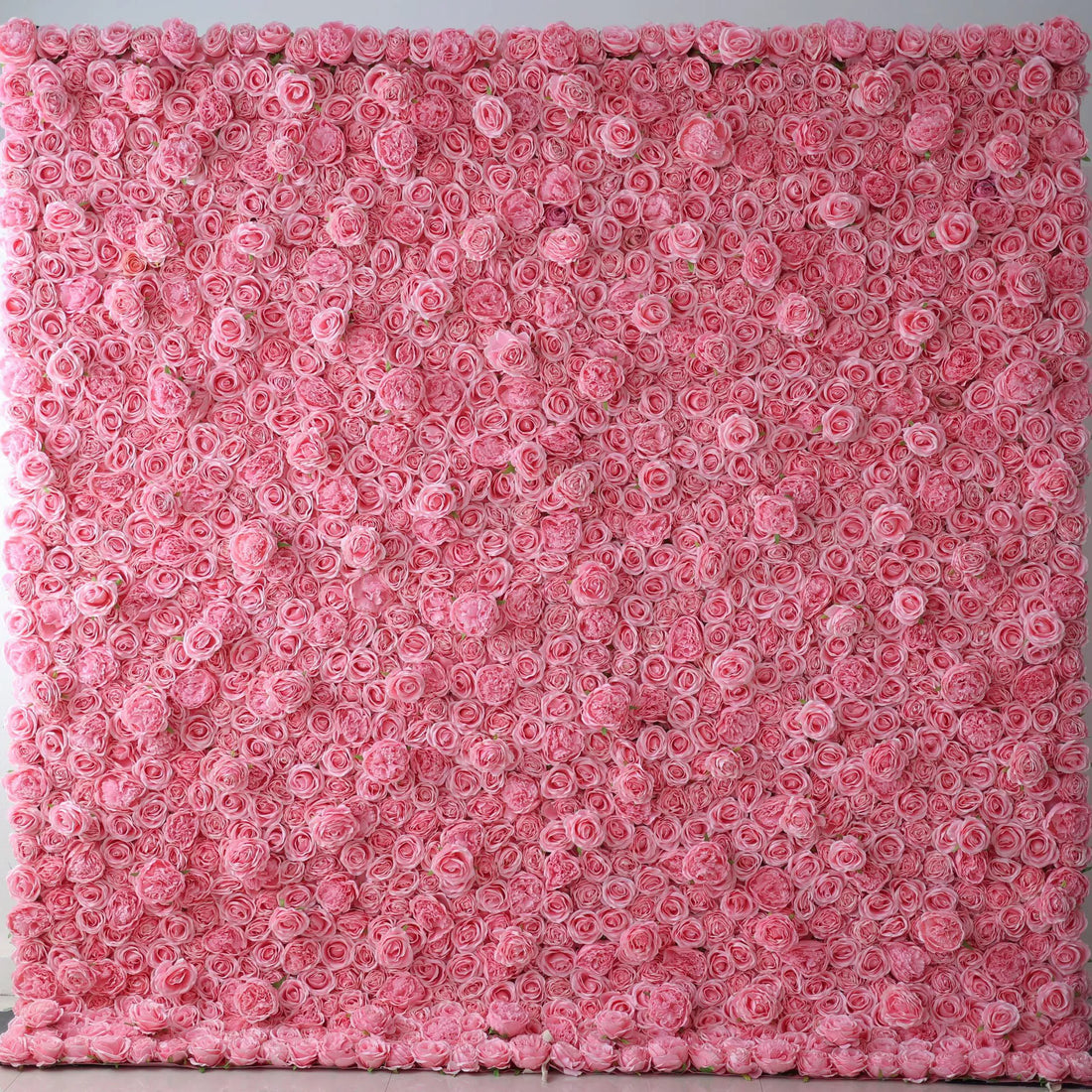 Valar Flowers Roll-up-Stoff Künstliche Elegante rosa Blumenwand: Die Quintessenz des Spa-Dekors für ein ruhiges Ambiente-VF-217