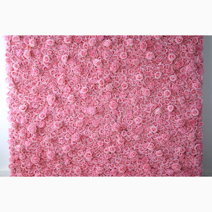 Valar Flores Roll Up Tecido Artificial elegante rosa Floral Parede: A decoração de spa por excelência para ambiente tranquilo-VF-217