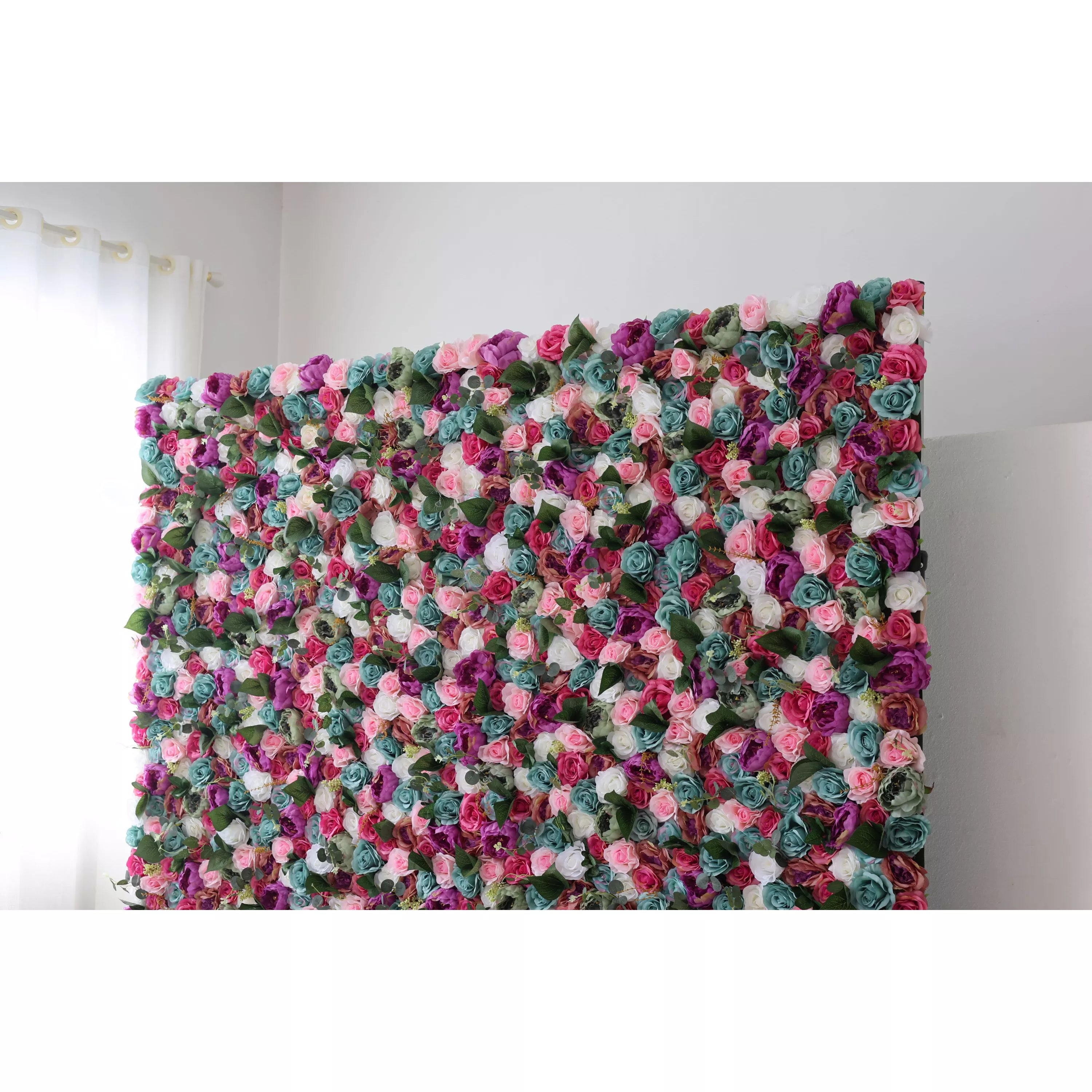 Valar Flowers présente : Jardin enchanté - Un mélange luxuriant de pastels et de teintes vibrantes - Le mur ultime pour les événements romantiques, les décors de conte de fées et les espaces fantaisistes-VF-224