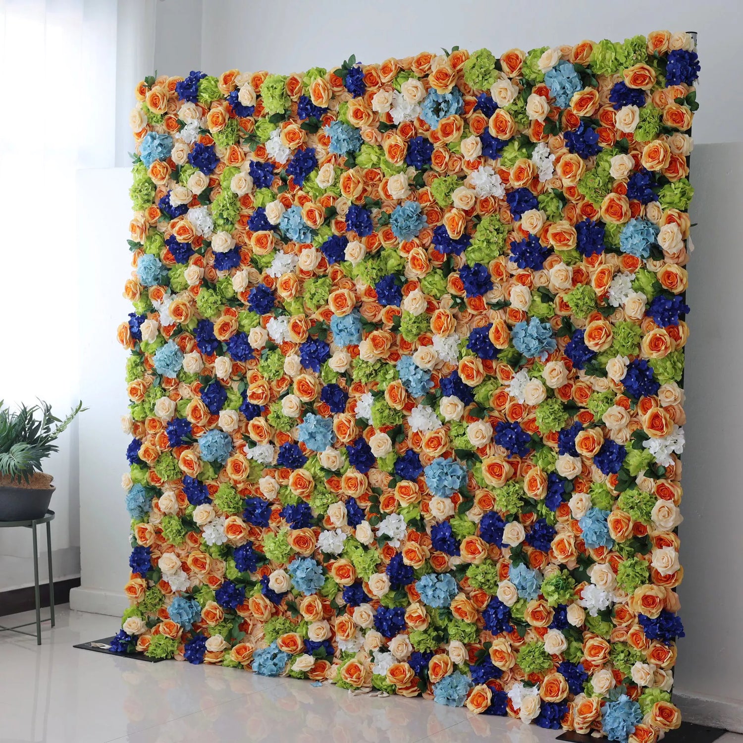 Valar Flowers Roll Up Backdrop: Step into a world of colors with our Vibrant Medley. Ideal for events or tranquil spots, this lush floral display adds splendor and festivity, turning any space into a picturesque panorama. Revel in Valar&