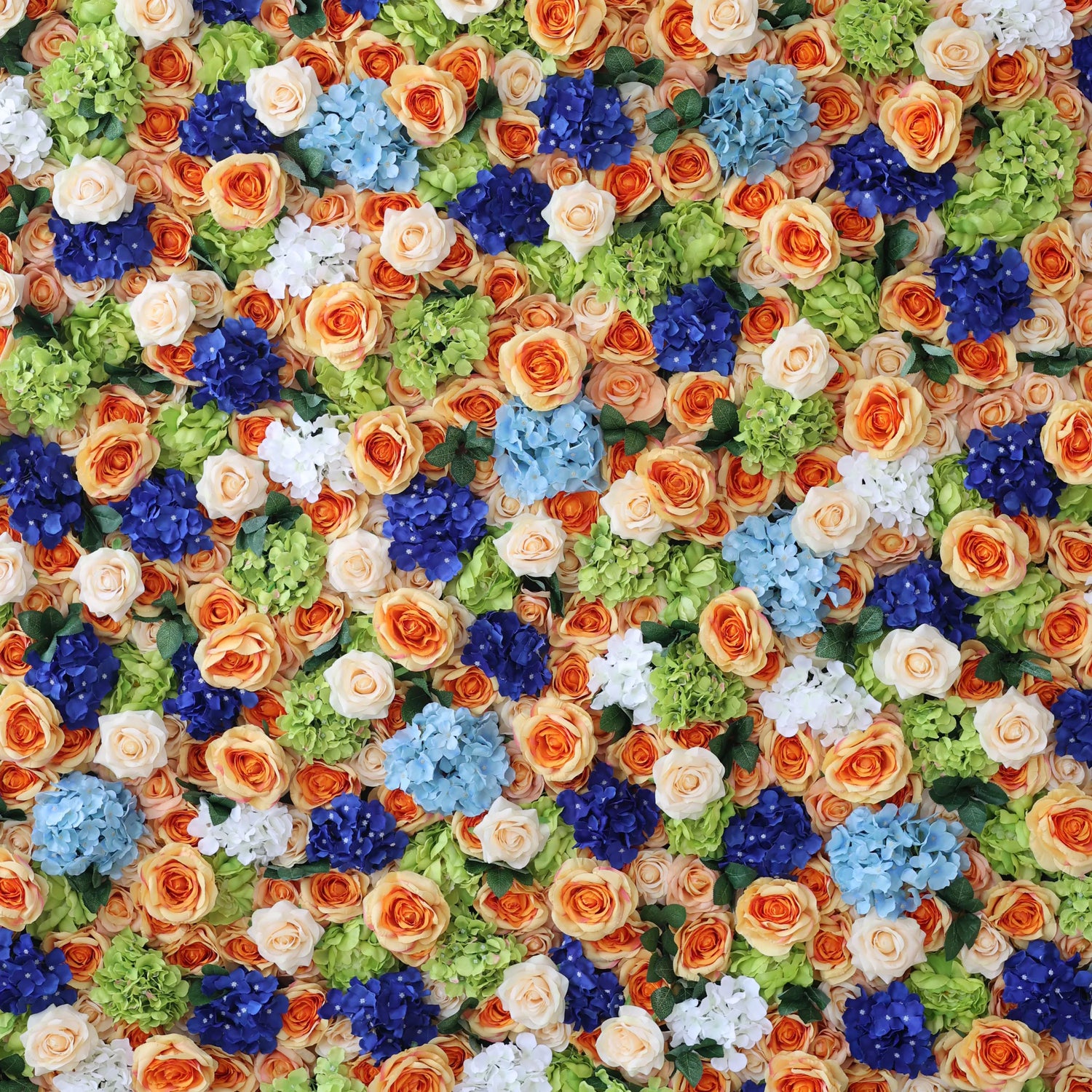 Les fleurs de Valar retroussent la toile de fond artificielle de mur de fleur: Medley vibrant-des célébrations colorées aux Retreats-VF-229 calmantes