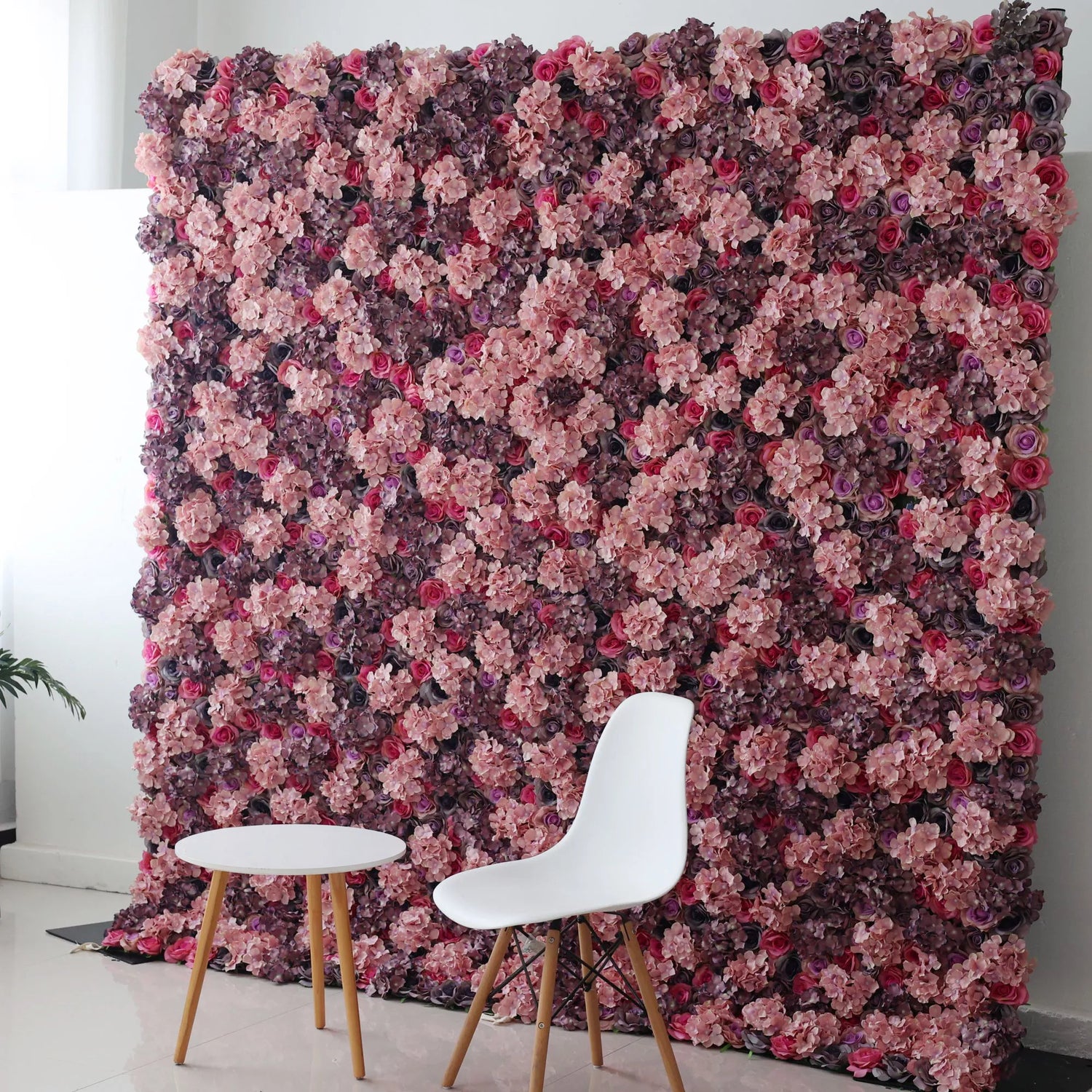 Valar Flowers Roll Up Backdrop: Embark on a journey through blushing blooms with our Rose Blush Ensemble. Perfect for romantic setups or serene spots, this backdrop&