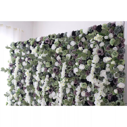 Valar Flowers Cascade Artificial Floral Wall Backdrop: Enchanted Woodland - A Symphony of Grace and Elegance-VF-241