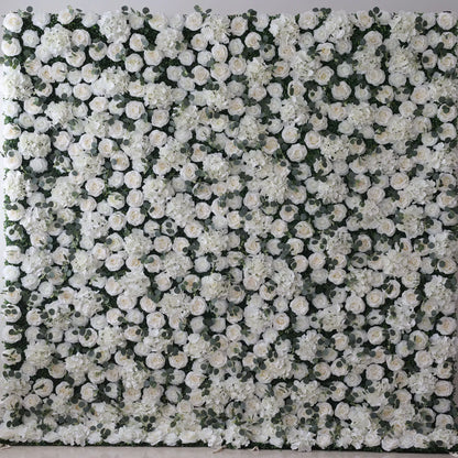 Valar fleurs Roll Up tissu fleur artificielle mur mariage toile de fond, décor de fête Floral, événement photographie-VF-123