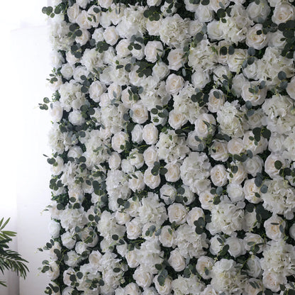 Valar flores roll up Telas flor artificial pared telón de fondo la boda, floral decoración del partido, evento Photography-VF-123