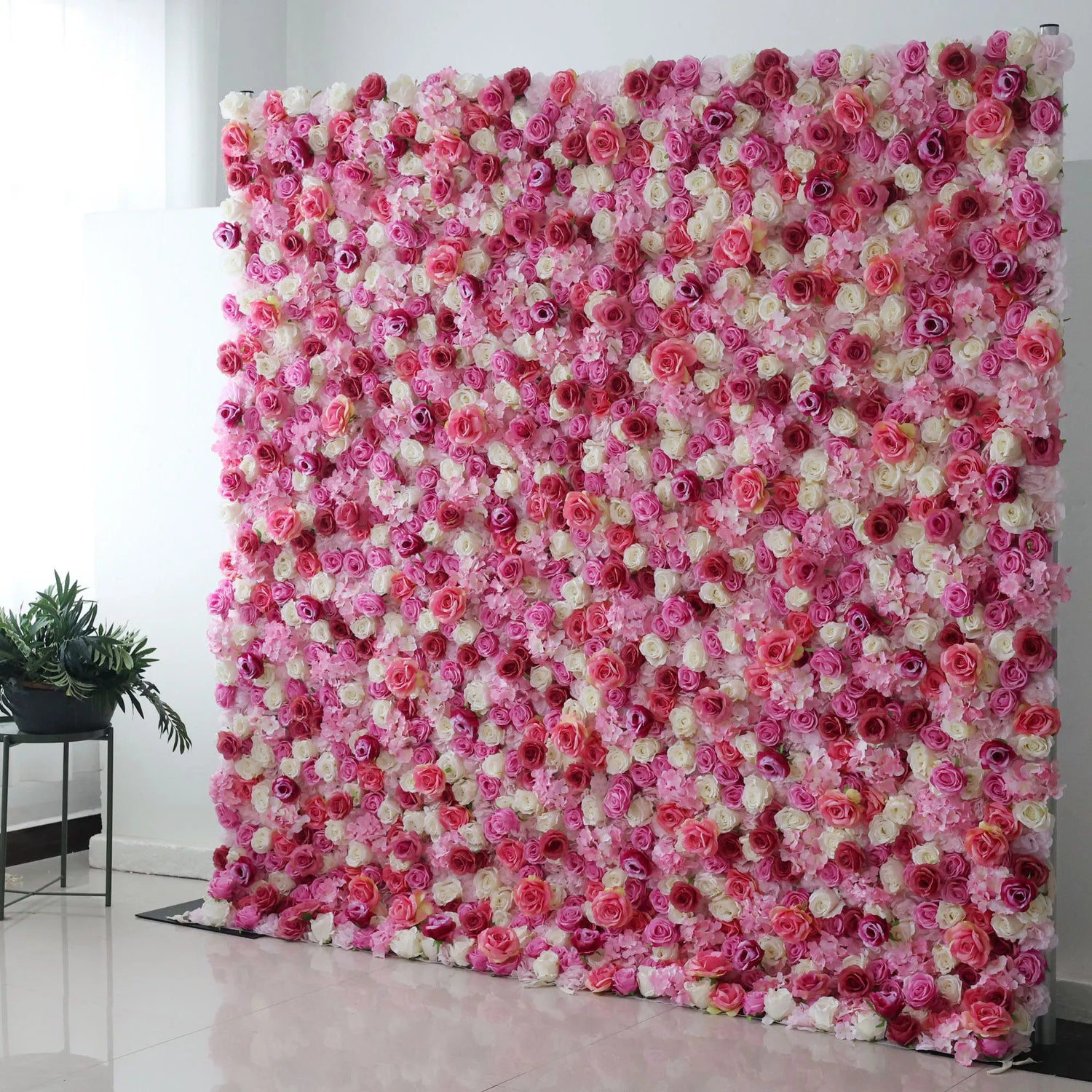 ValarFlowers Backdrop: Dive into a world of love with Enchanted Blossoms from the Romantic Rhapsody Collection—a symphony of pinks, from blush to fuchsia.