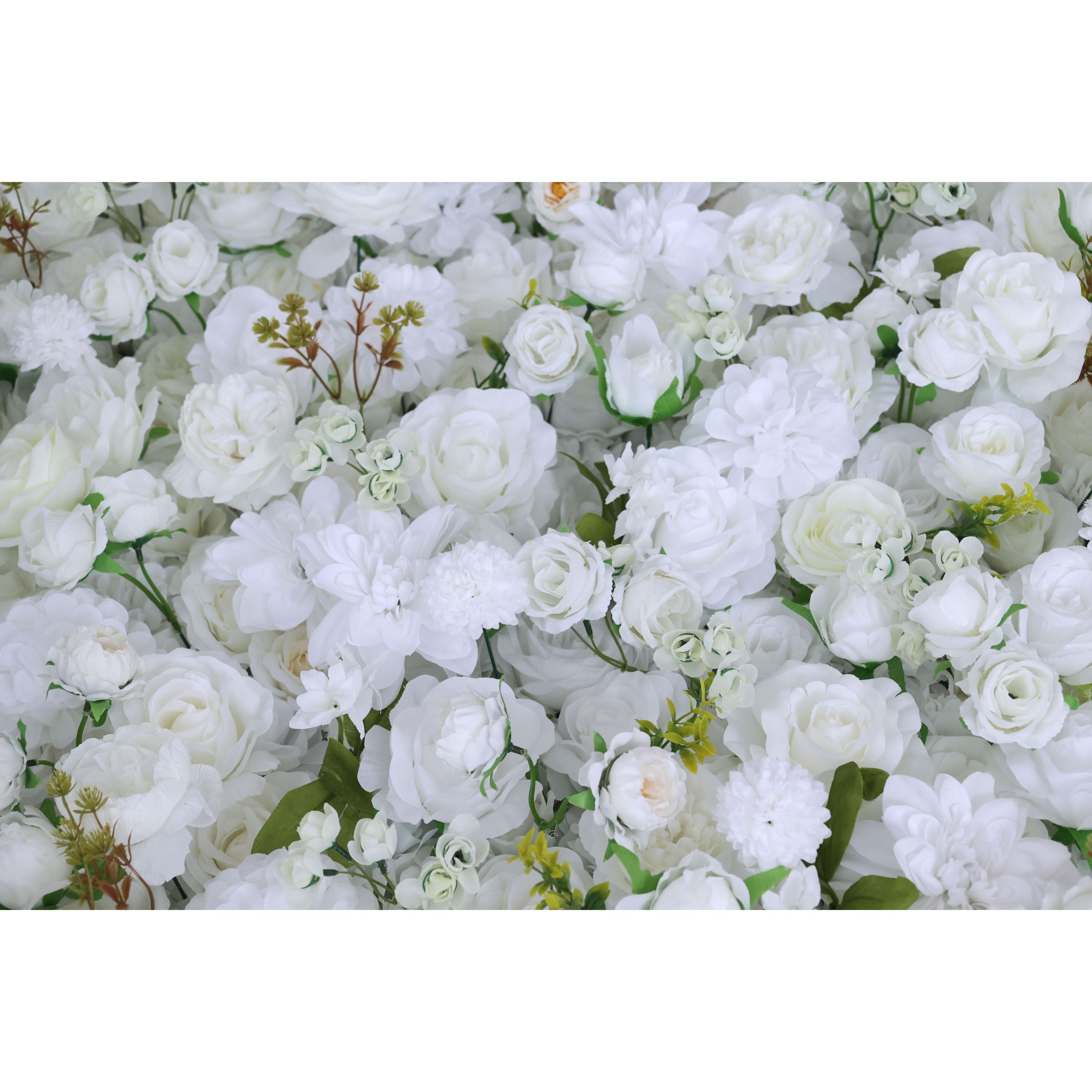 Valar Flower Roll Up Fabric Artificial Flower Wall Wedding Backdrop, Floral Party Decor, Event Photography-VF-342