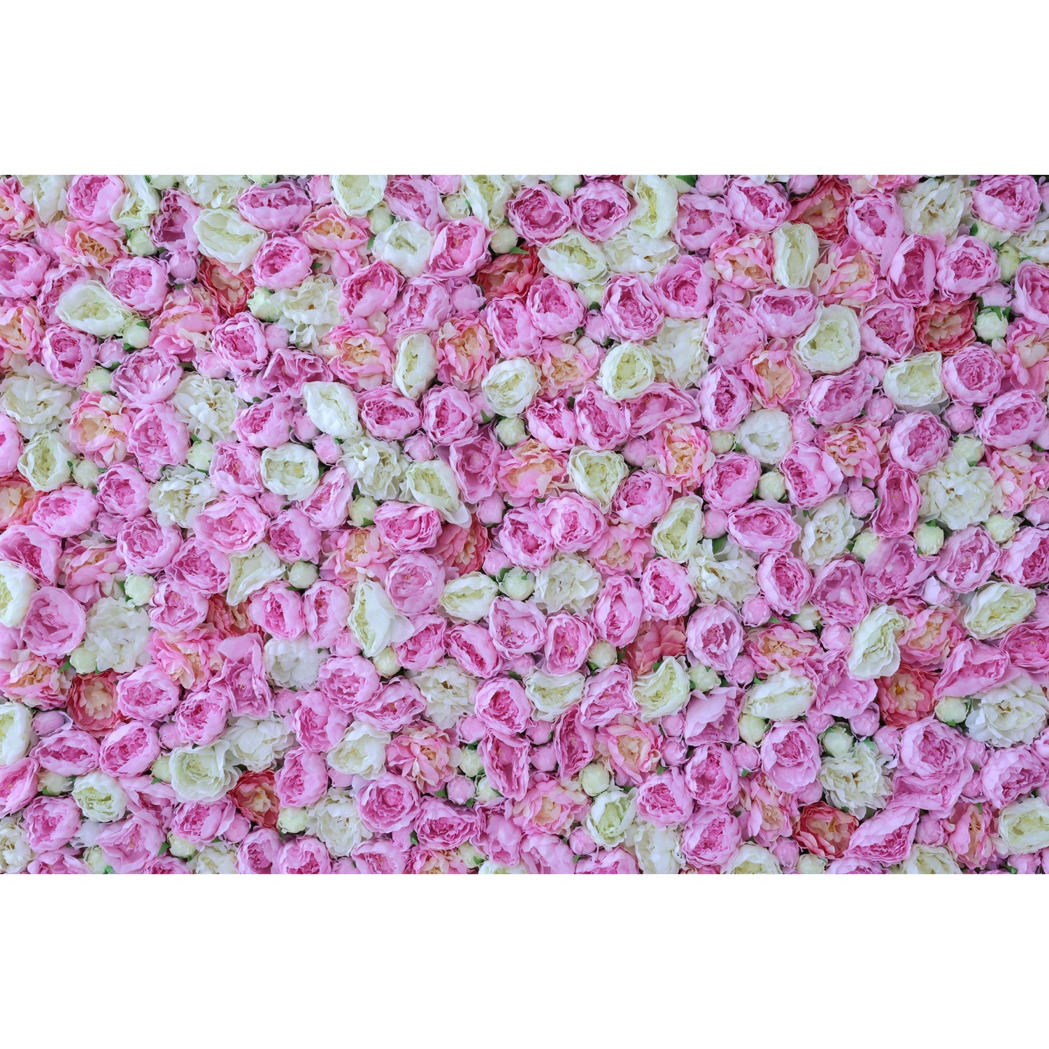 Valar Flowers Roll Up Fabric Artificial Flower Wall Wedding Backdrop, Floral Party Decor, Event Photography-VF-347