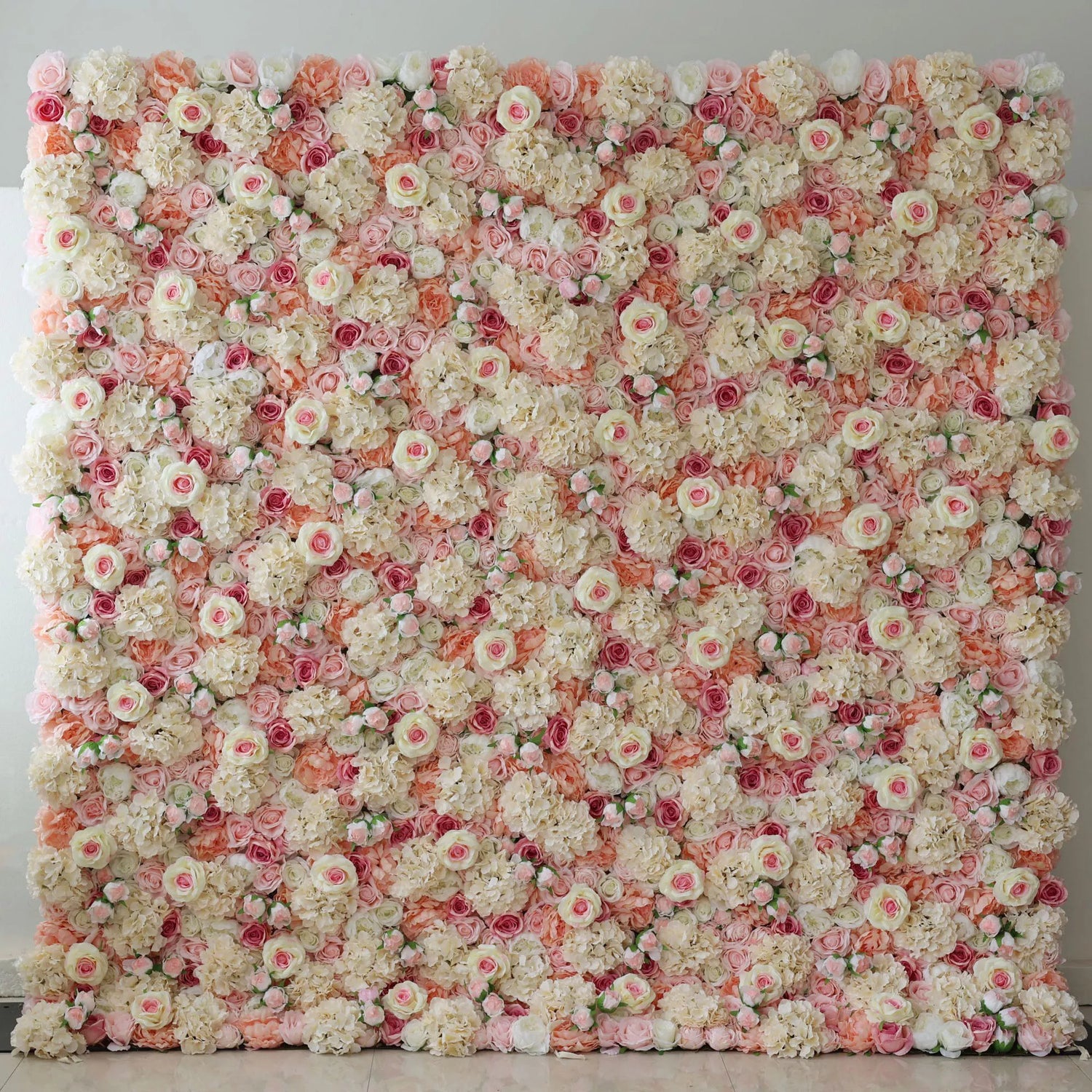 Valar Blumen Roll-up-Stoff künstlicher Salbei indischer roter Kern und Rose Taupe, hellbraune Blumenwand Hochzeit Hintergrund, Blumen Party Dekor, Event Fotografie-VF-075