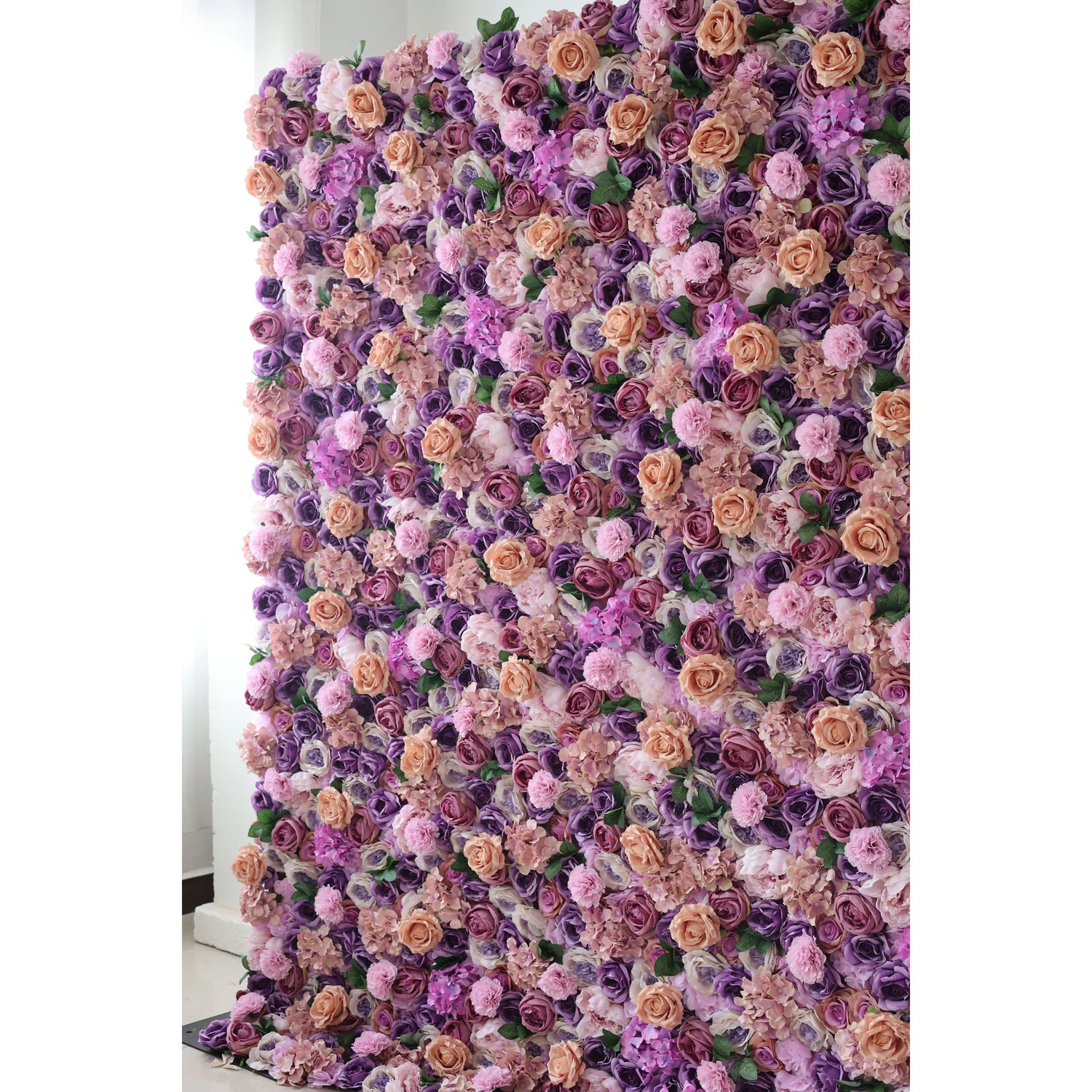 ValarFlowers Toile de fond murale florale artificielle: Lavande luxuriante-L&