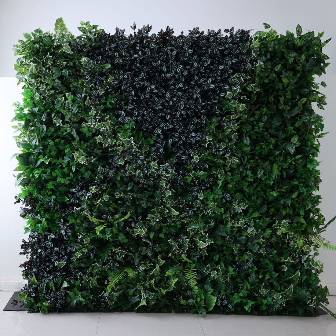 Valar Flowers Roll Up Fabric Artificial Green Leaves Flower Wall Wedding Backdrop, Floral Party Decor, Event Photography-VF-351