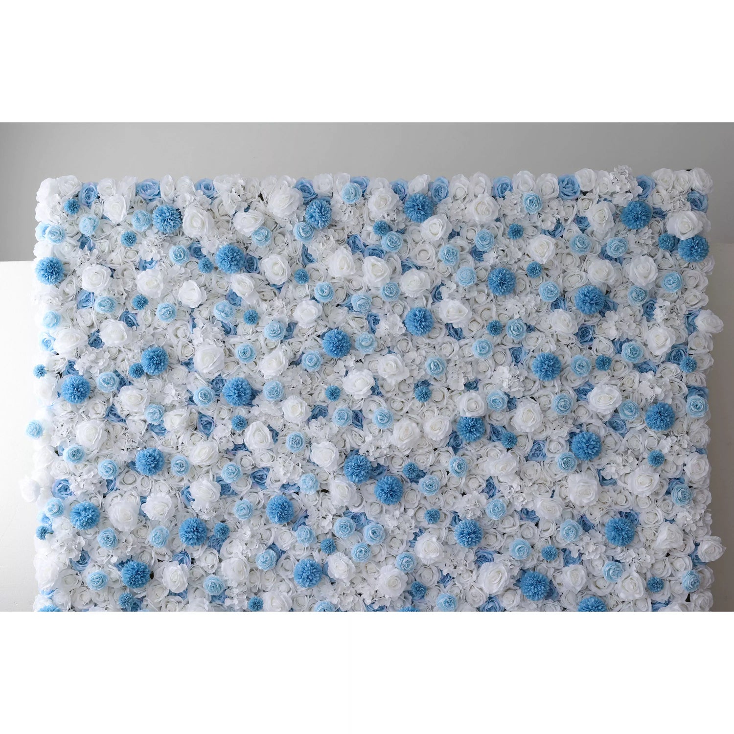 Valar Flowers Künstliche Blumen Wand Hintergrund: Serene Seascape - Azure Blue &amp;amp; Elfenbein Glückseligkeit Edition-VF-270