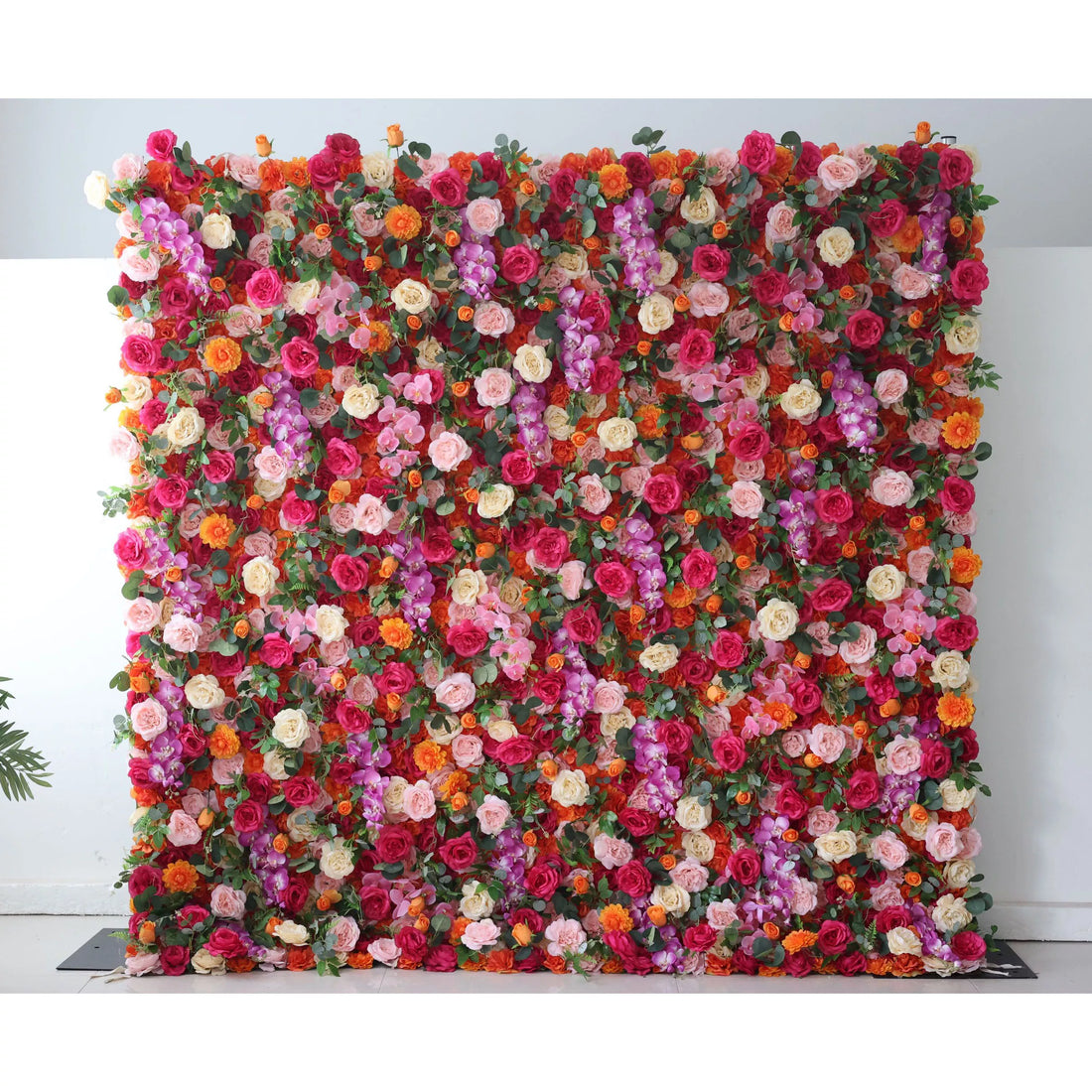 ValarFlowers artificiel Floral mur toile de fond : Jardin enchanté - Radiant &amp; Romantic Bloom Array-VF-271