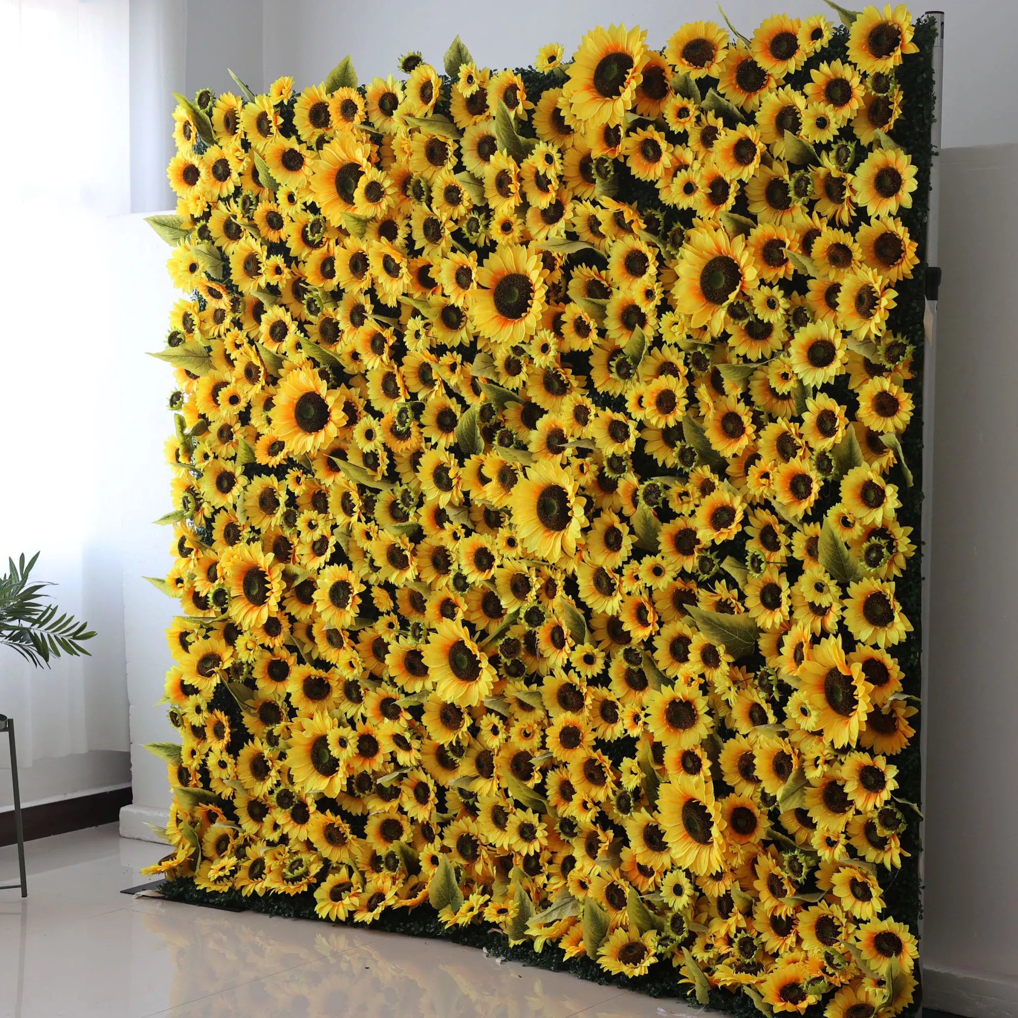 Sunbliss Blooms Backdrop: Dive into a radiant sea of sunflowers with our Radiant Sunflower Fields Edition. A luminous splash of nature&