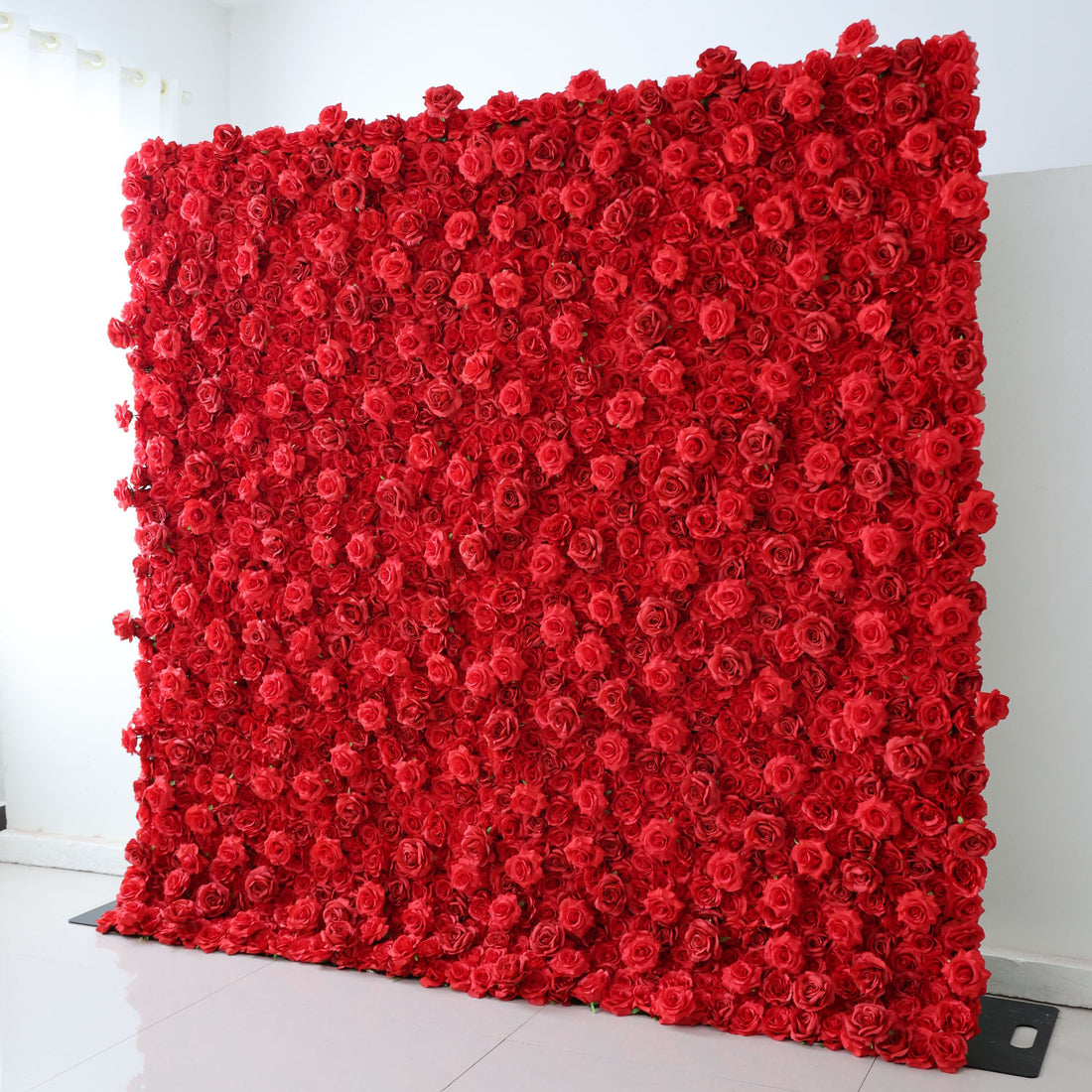 Valar Flowers Roll Up Fabric Artificial Flower Wall Wedding Backdrop, Floral Party Decor, Event Photography-VF-361-2