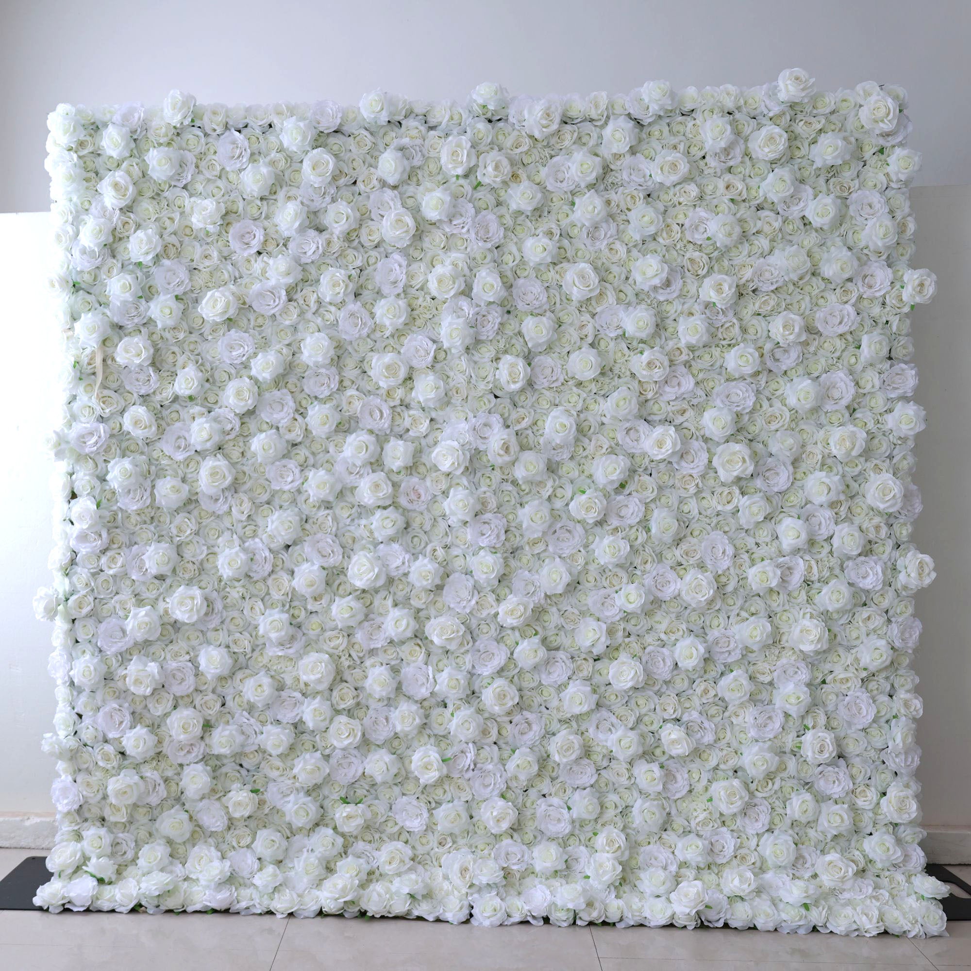 Valar Flowers Roll Up Fabric Artificial Flower Wall Wedding Backdrop, Floral Party Decor, Event Photography-VF-361