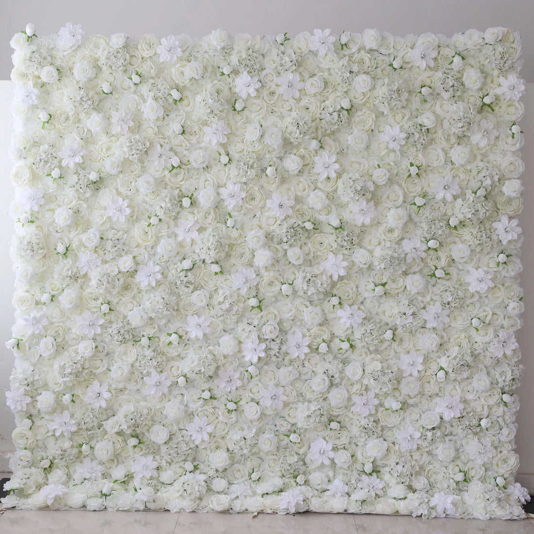 ValarFlowers Artificial Rose Wall Backdrop: Ethereal Elegance - The Serene Symphony Collection-VF-261-2