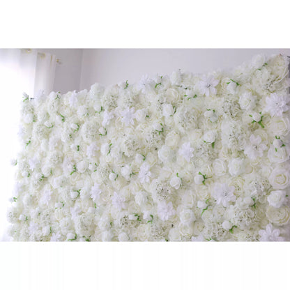 Fondo de pared de rosas artificiales ValarFlowers: elegancia etérea - The Serene Symphony Collection-VF-261-2