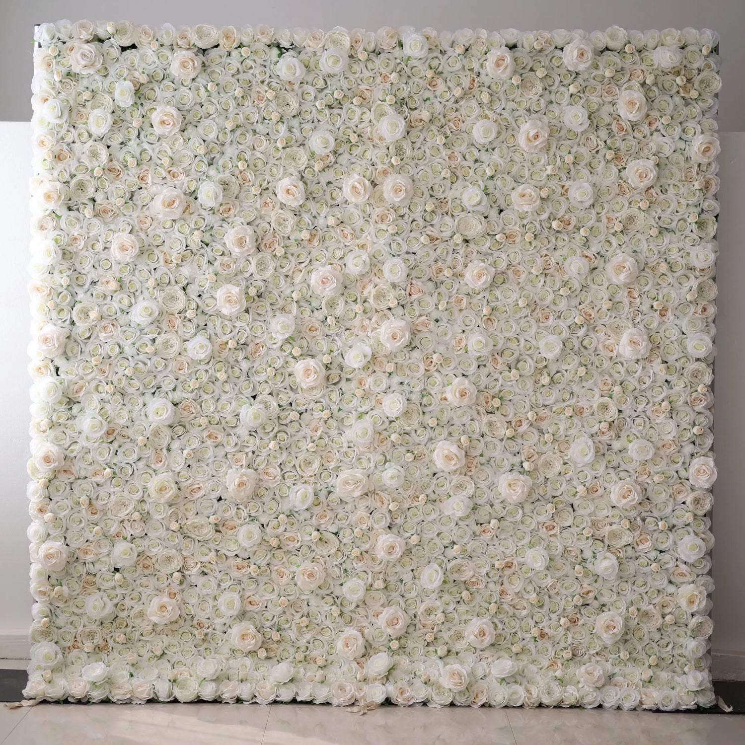 Valar fleurs retrousser tissu artificiel citron blanc Rose rose noyau fleur mur mariage toile de fond, décor de fête Floral, Photography-VF-085-2 de l&