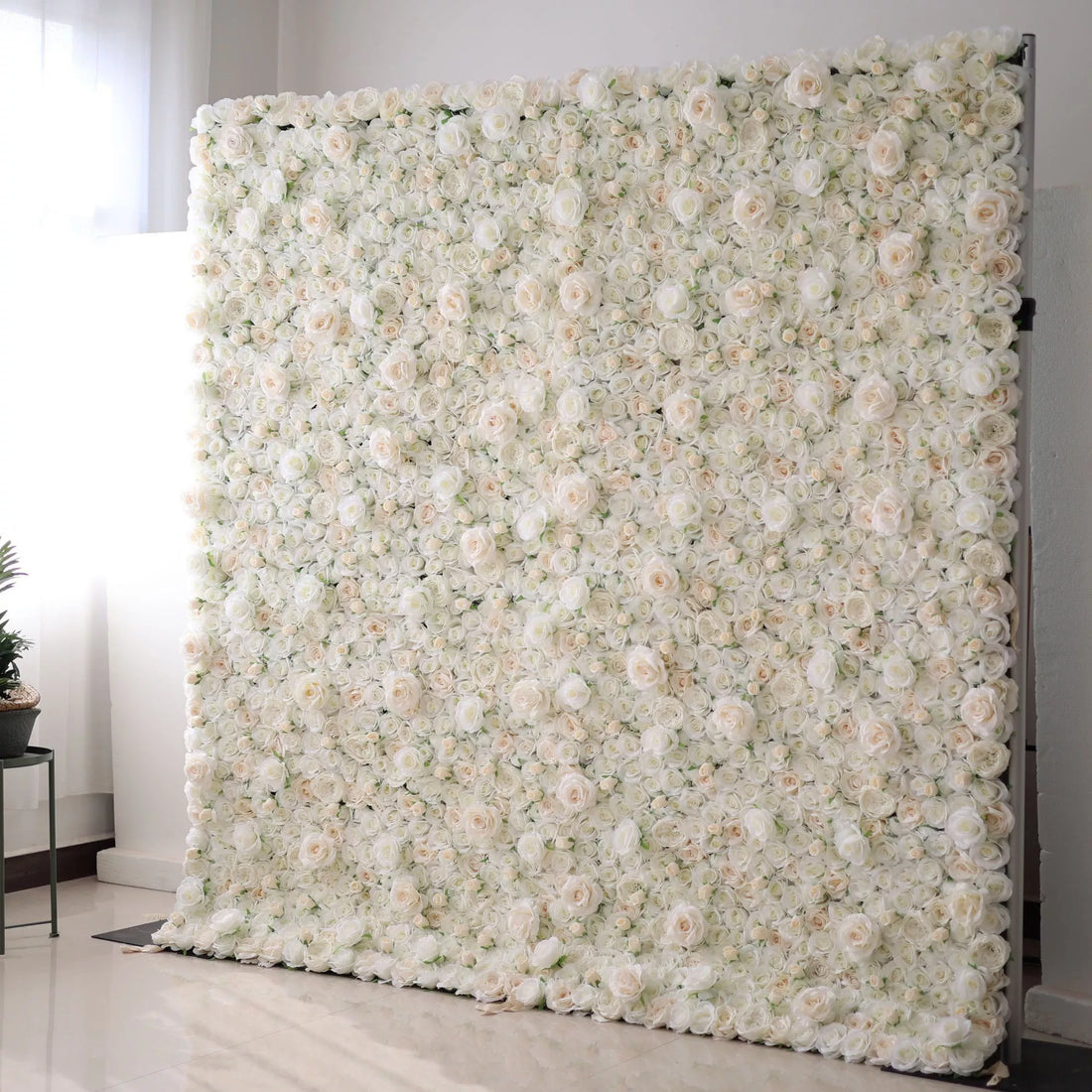 Valar fleurs retrousser tissu artificiel citron blanc Rose rose noyau fleur mur mariage toile de fond, décor de fête Floral, Photography-VF-085-2 de l&