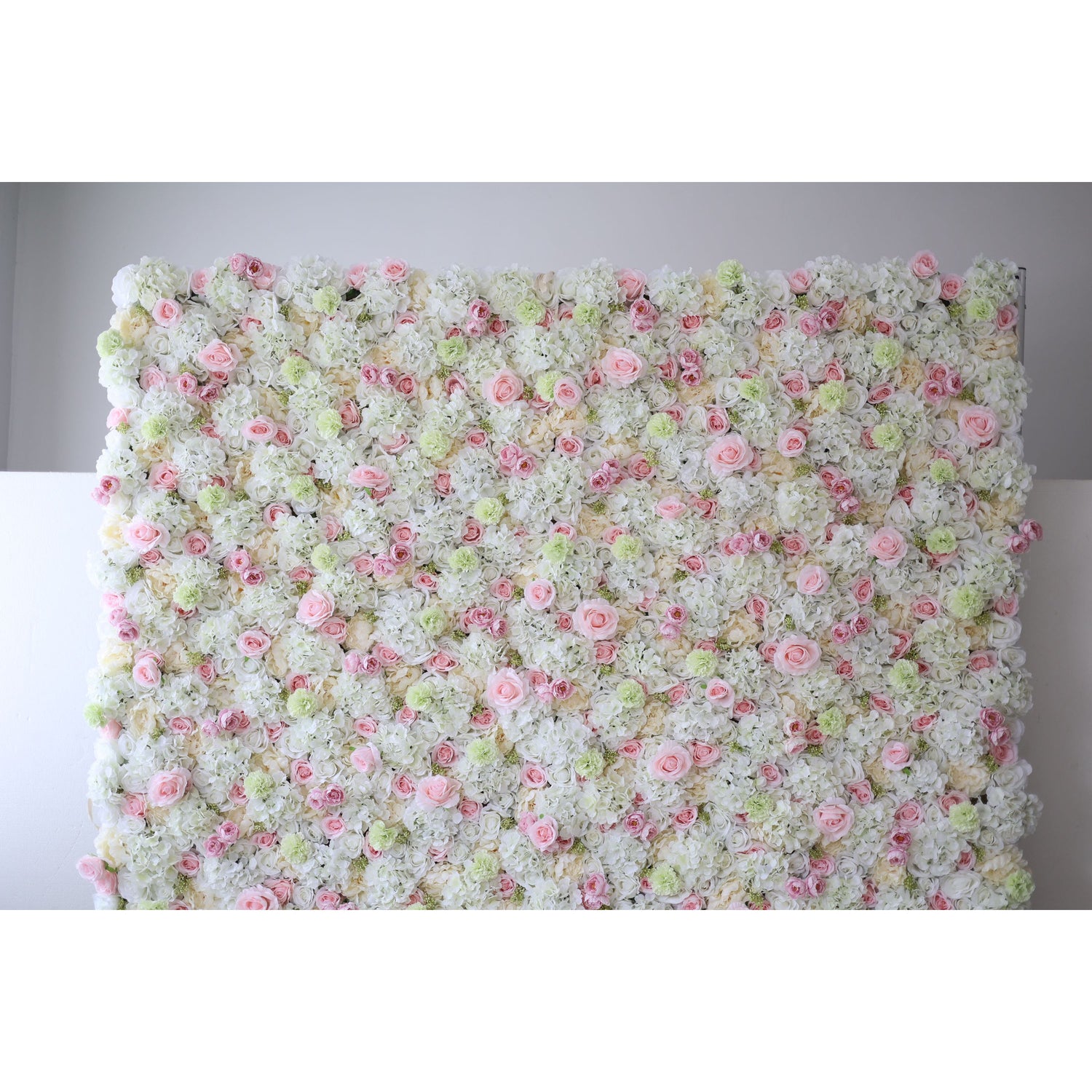 Valar Flowers Roll Up Fabric Artificial Flower Wall Wedding Backdrop, Floral Party Decor, Event Photography-VF-032