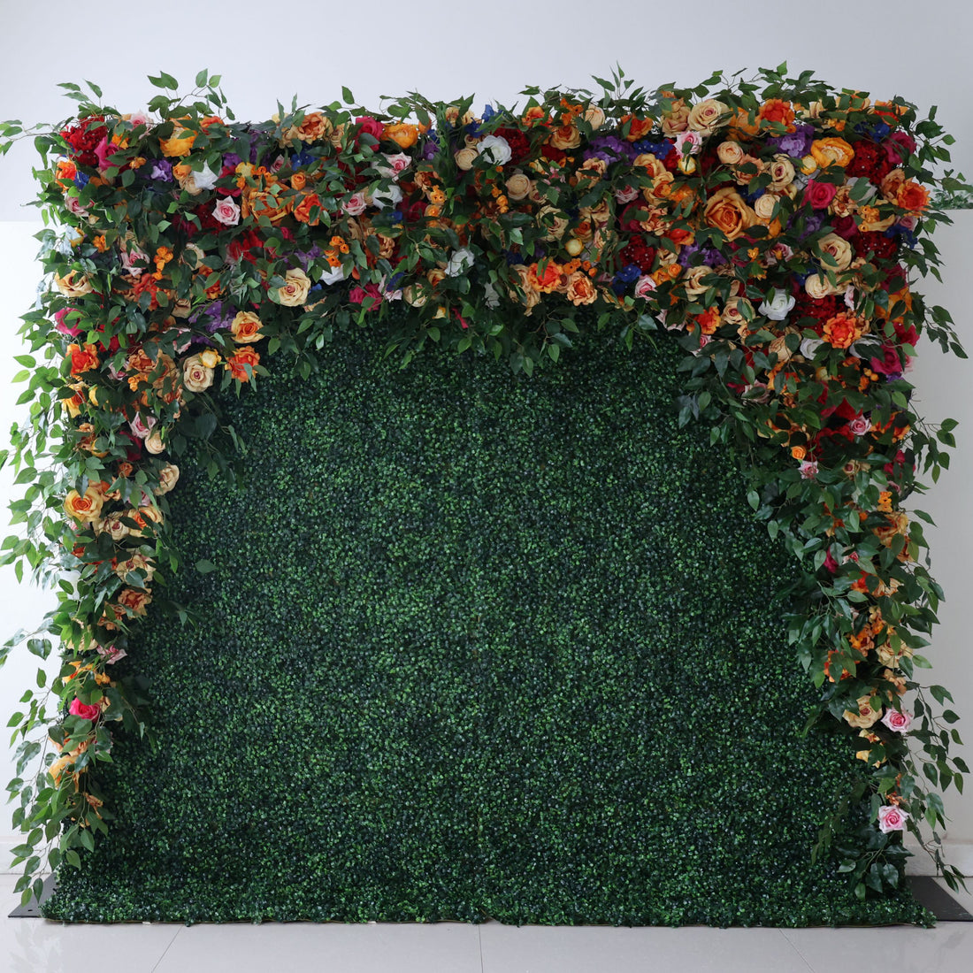 Valar Flores Enrolla Tela Artificial Pared De Flores Fondo De Boda, Decoración Floral De Fiesta, Fotografía De Eventos-VF-392