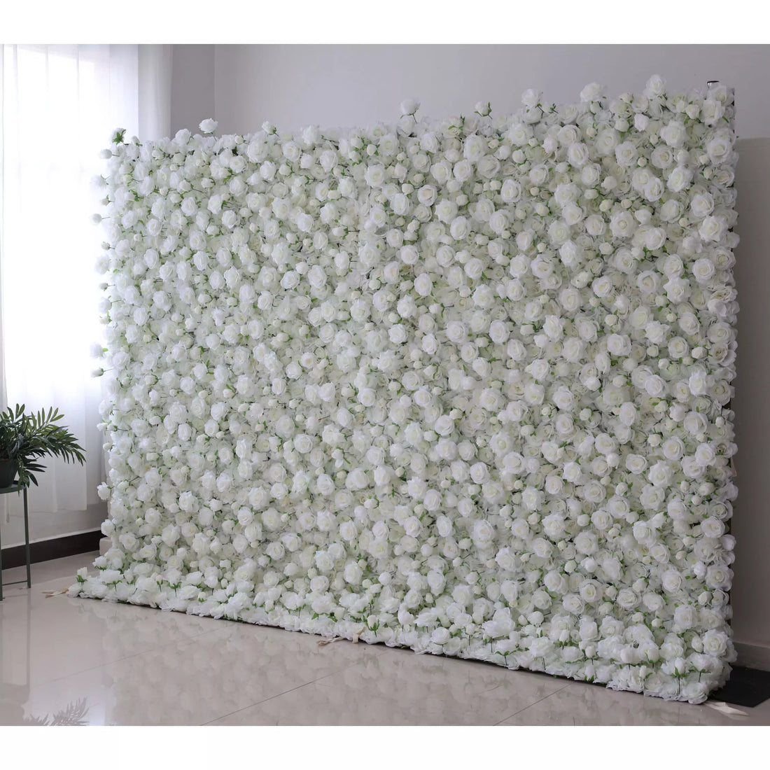 Whispering Whites: An elegant expanse of white blooms, showcasing purity, elegance, and serenity in a petal-perfect panorama.