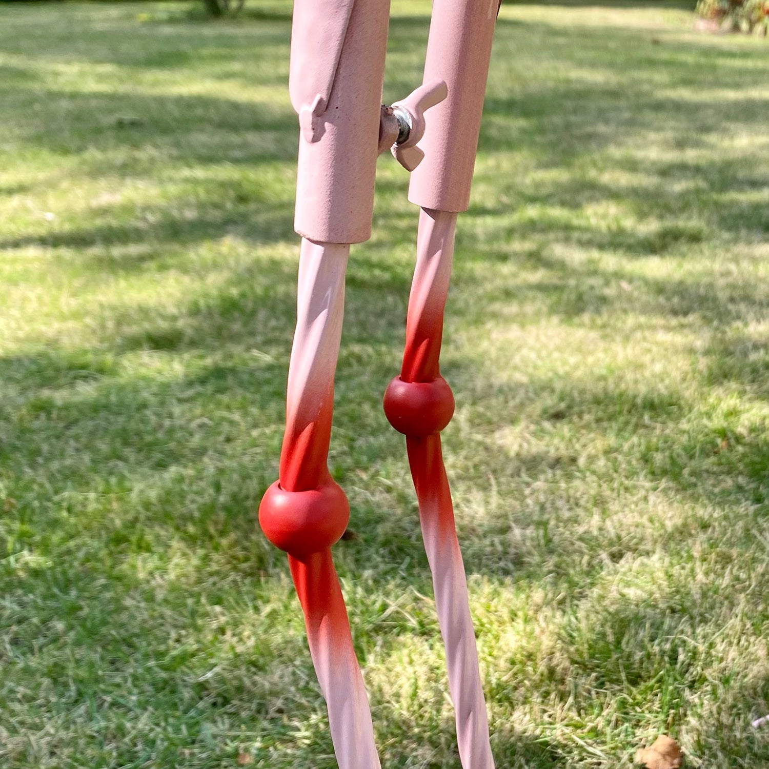 Custom 5.28ft Tall Standing Pinky/Red Metal Yard Flamingo Outdoor Garden Decor for Wedding Party Ornament/ Garden Stakes/ Mon&