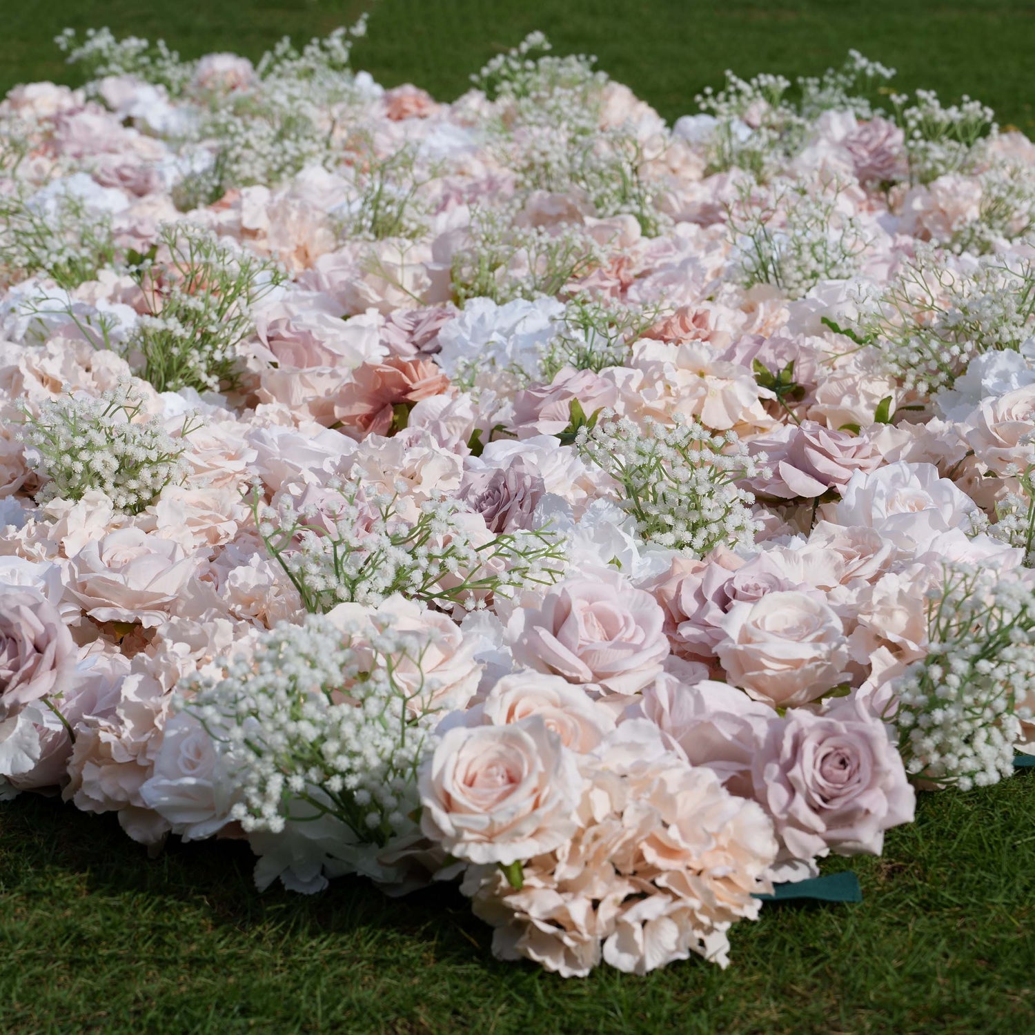 Valar Flowers Roll Up Fabric Artificial Flower Wall Wedding Backdrop, Floral Party Decor, Event Photography-VF-374