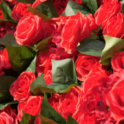 Valar Blumen Roll-up-Stoff künstliche Blume Wand Hochzeit Hintergrund, Blumen Party Dekor, Event Fotografie-VF-105