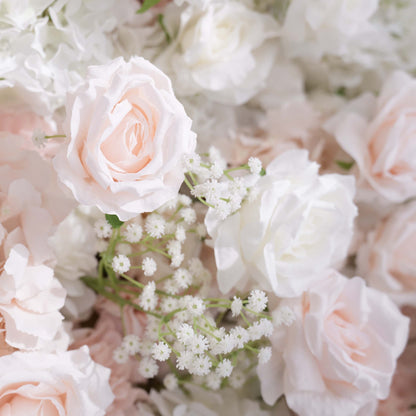 Valar flores roll up Telas flor artificial pared telón de fondo la boda, floral decoración del partido, evento Photography-VF-374