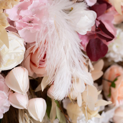 Valar Blumen Roll-Up-Stoff künstliche Blume Wand Hochzeit Hintergrund, Blumen Party Dekor, Event Fotografie-VF-327