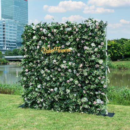 Elevate any event with the &quot;Valar Flowers&quot; Deluxe Floral Wall. Handcrafted with premium artificial roses, it&