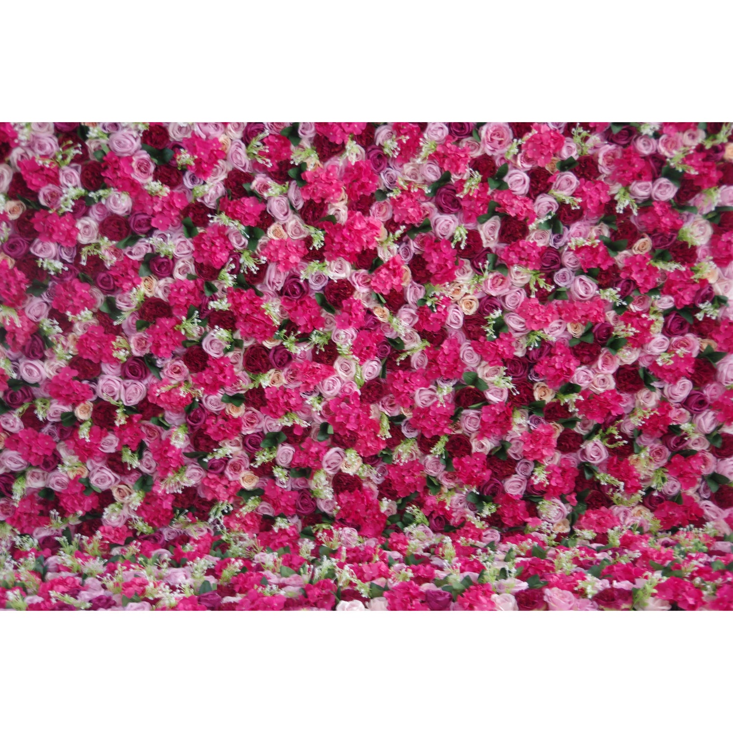 Valar fleurs retrousser tissu artificiel mixte Cerise rose et terne rose fleur mur mariage toile de fond, décor de fête Floral, Photography-VF-061 de l&