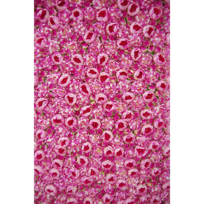 Valar fleurs Roll Up tissu artificiel pensée violet et en sourdine rose fleur mur mariage toile de fond, décor de fête Floral, événement photographie-VF-065